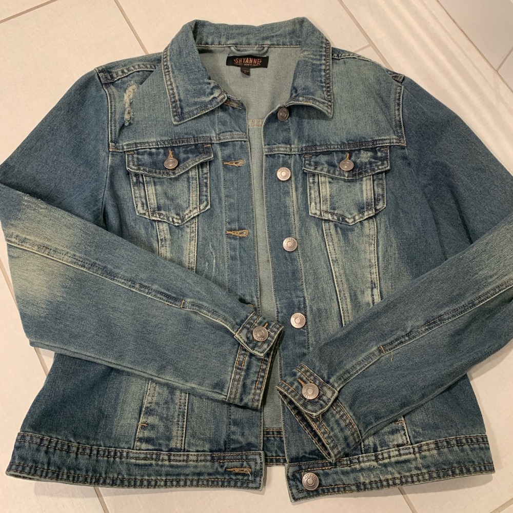 Distressed Jean Jacket